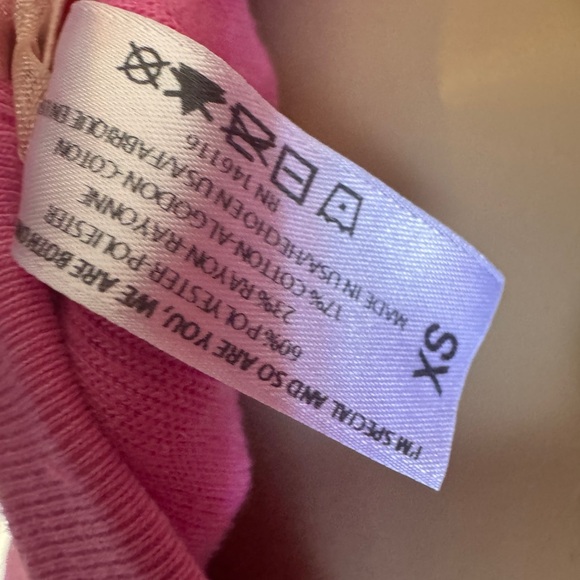 Daydreamer XS nwt Pink Terry Cloth Shorts - Picture 6 of 6